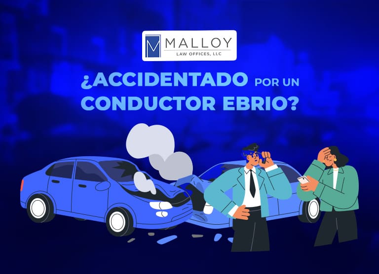 Accidentado por un conductor ebrio